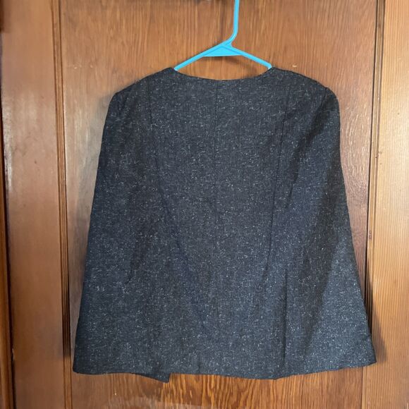 Vero Moda Cloak Vest in Dark Grey Cropped Attached Vest NWT 165 / 84a Small - Picture 7 of 7